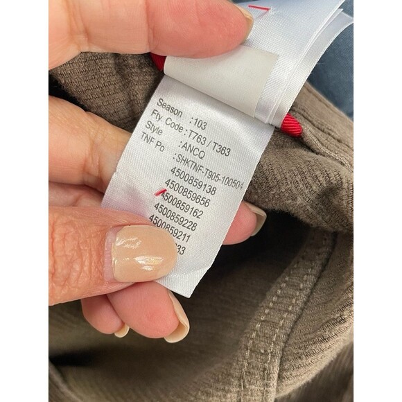 The‎ North Face Chino Pants Mens 36x32 Brown Corduroy Straight Baggy Relaxed - Picture 9 of 13